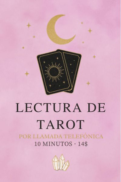 LECTURA DE TAROT POR LLAMADA TELEFÓNICA 10 MINUTOS · 14$